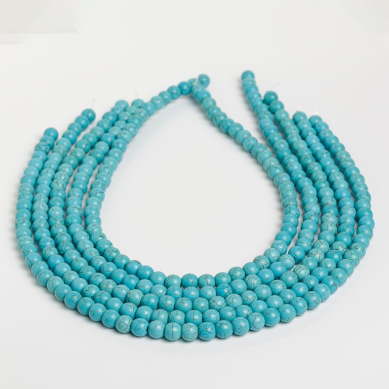Black Friday - Reduceri [Turcoaz reconstituit sfere 8 mm] Promotie