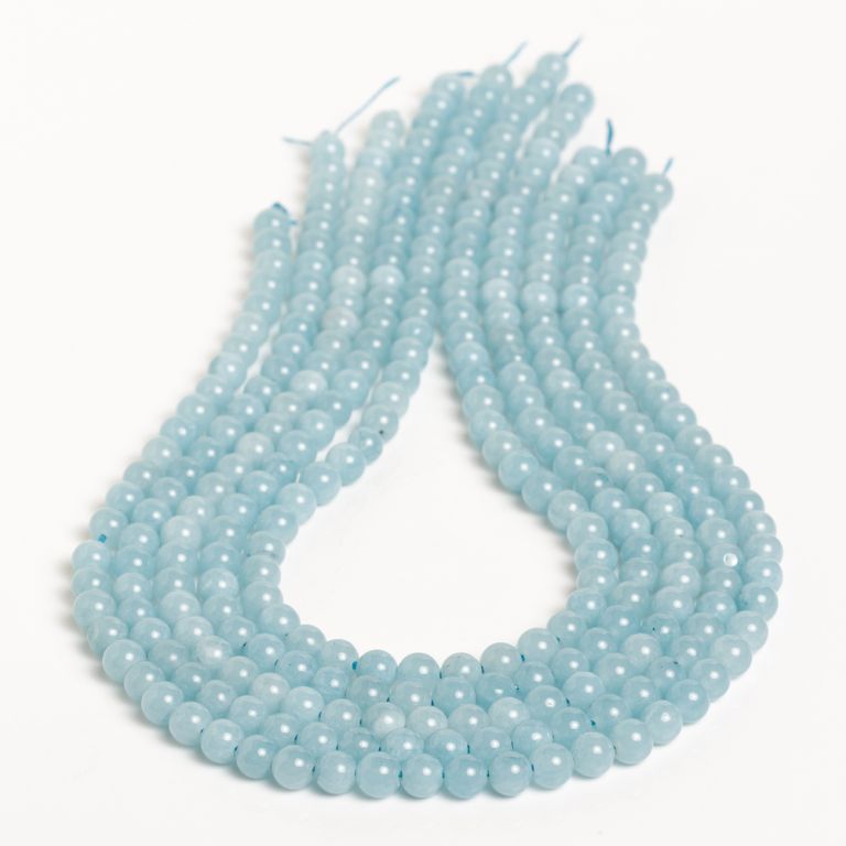 Angelit sfere 6.5 mm I Magazinuldepietre.ro