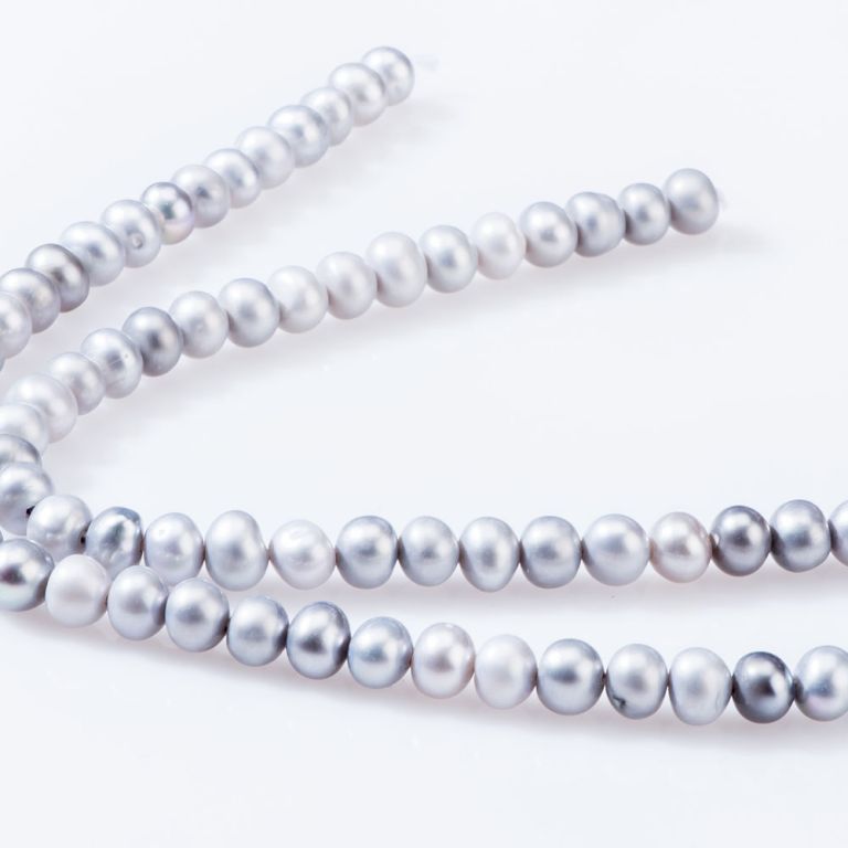 Pietre Semipretioase - Perle de cultura gri 5-6 mm