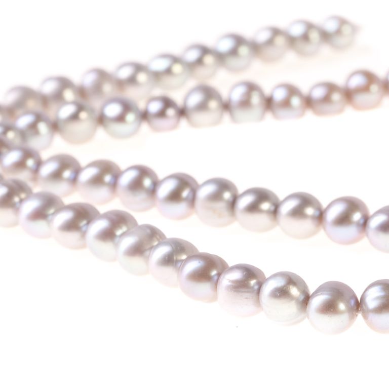 Pietre Semipretioase - Perle de cultura gri 7-8 mm