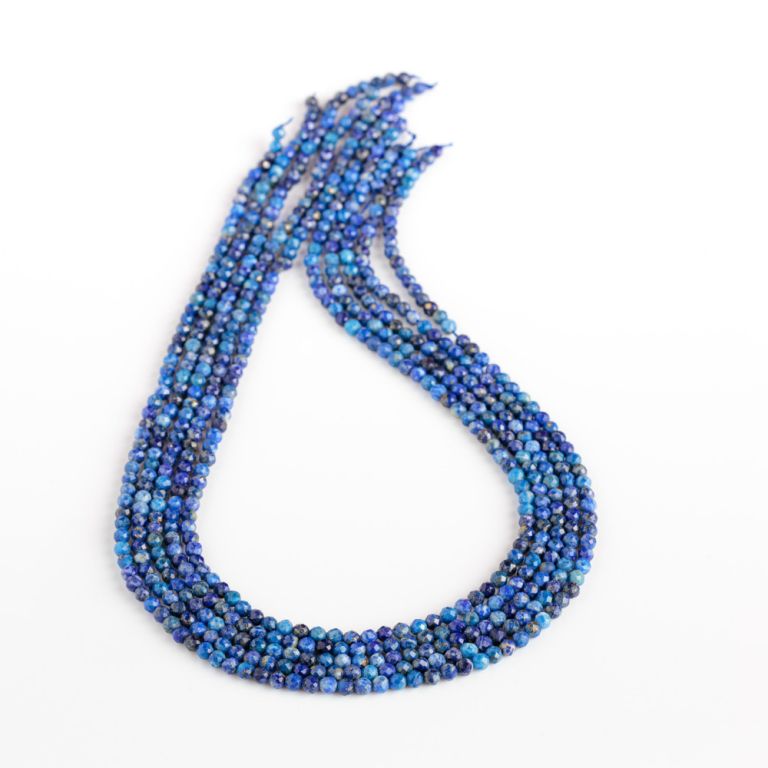 Lapis lazuli sfere fatetate 3.5 mm I Magazinuldepietre.ro