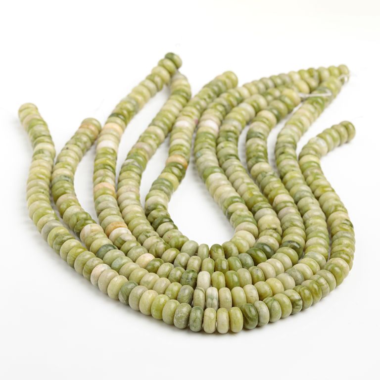 Black Friday - Reduceri [Jad verde natural discuri 5x10 mm] Promotie