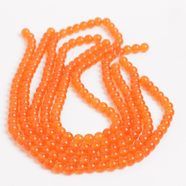 Pietre Semipretioase - Jad orange sfere 8 mm