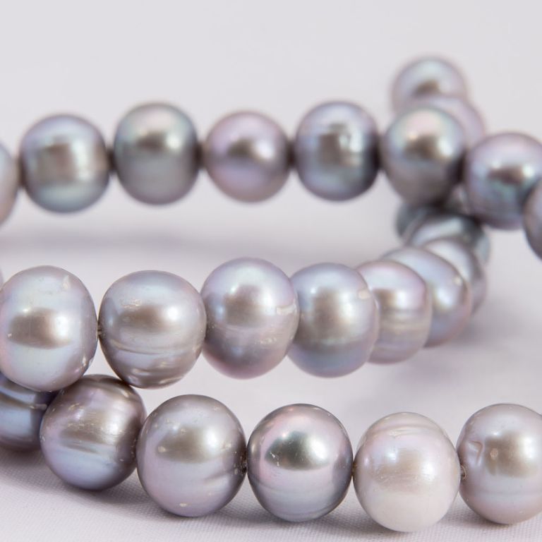 Perle de cultura gri 10-11 mm I Magazinuldepietre.ro