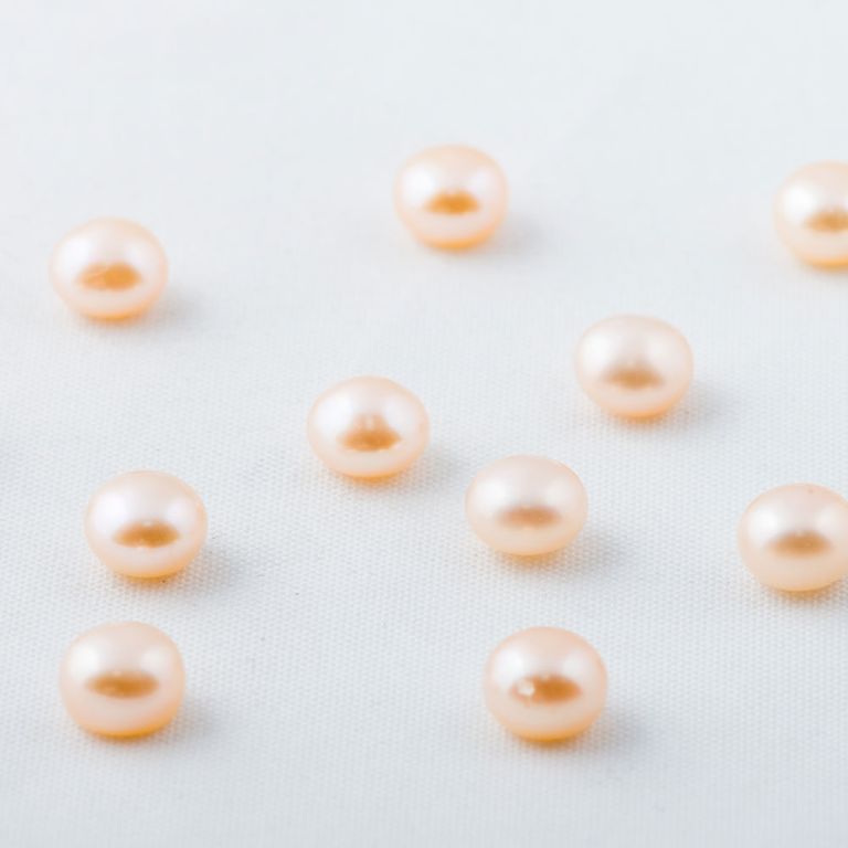 Cabosoane perle de cultura piersica 6 mm - 10 buc I Magazinuldepietre.ro
