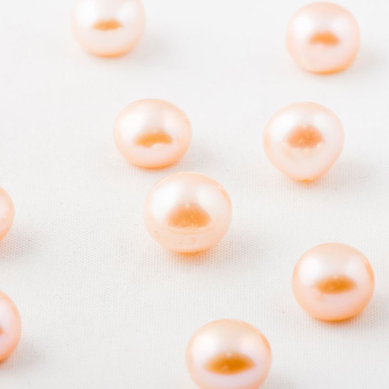 Cabosoane perle de cultura piersica 10 mm - 10 buc I Magazinuldepietre.ro