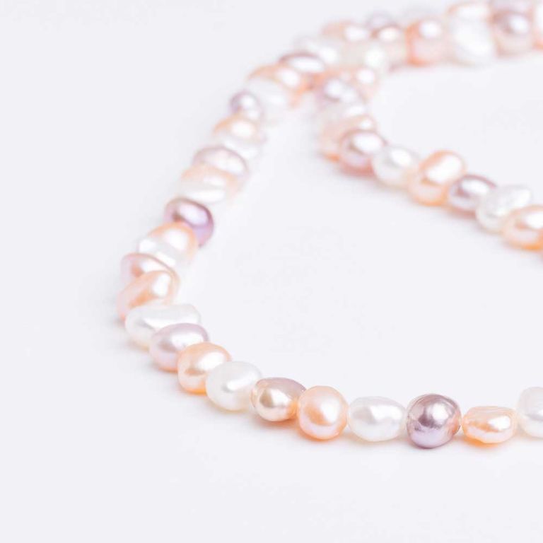 Perle de cultura 3 culori forme neregulate 7-8 mm I Magazinuldepietre.ro