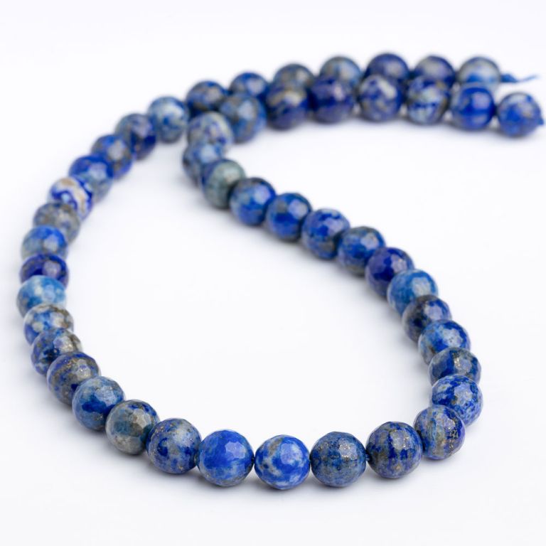 Lapis lazuli sfere fatetate 8 mm I Magazinuldepietre.ro