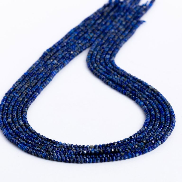 Lapis lazuli discuri fatetate 2.5 mm I Magazinuldepietre.ro