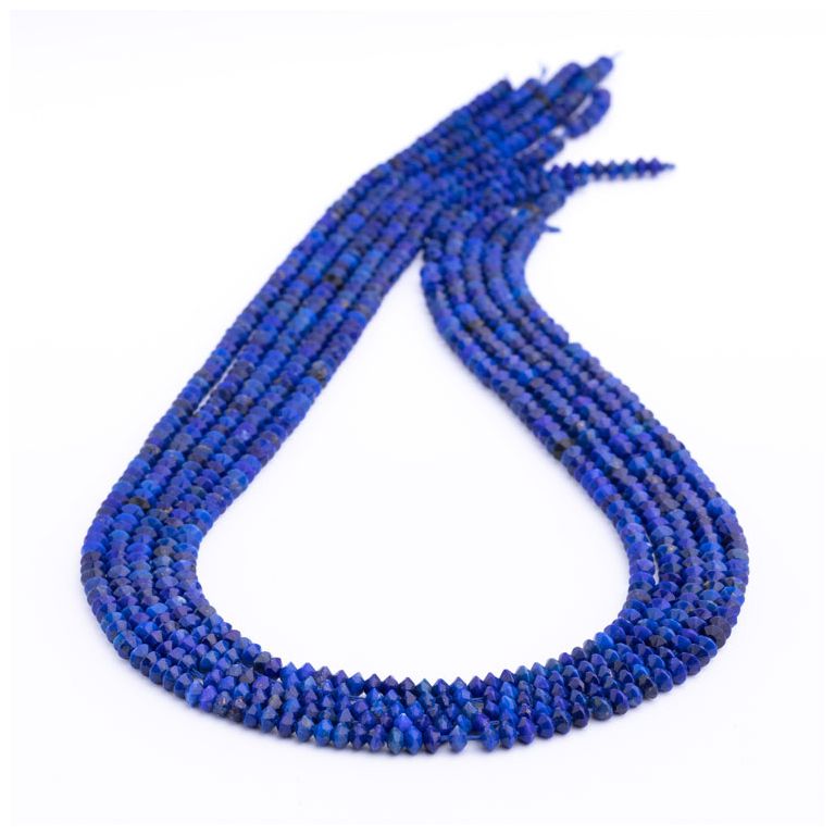 Lapis lazuli discuri taioase 3.5 mm I Magazinuldepietre.ro