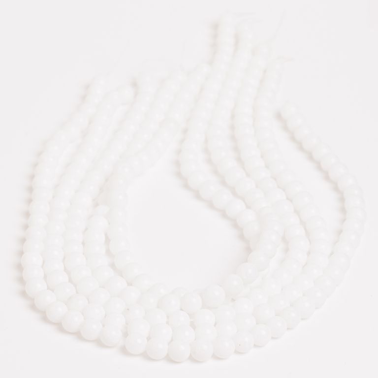 Pietre Semipretioase - Jad alb sfere 8 mm