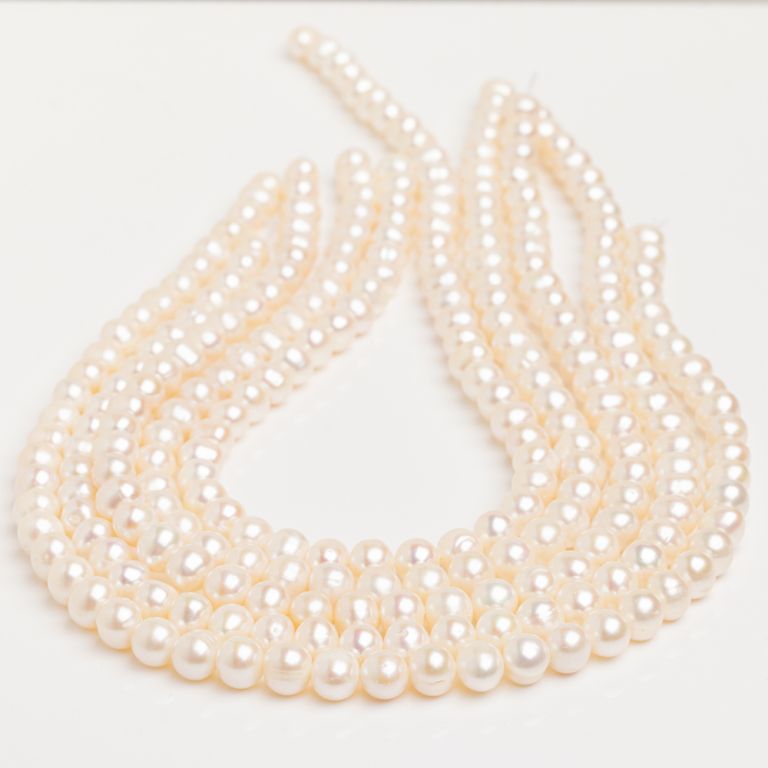 Pietre Semipretioase - Perle de cultura alb 9 mm