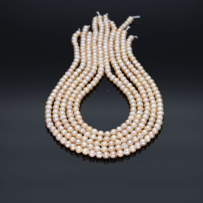 Perle de cultura piersica 5-6 mm I Magazinuldepietre.ro