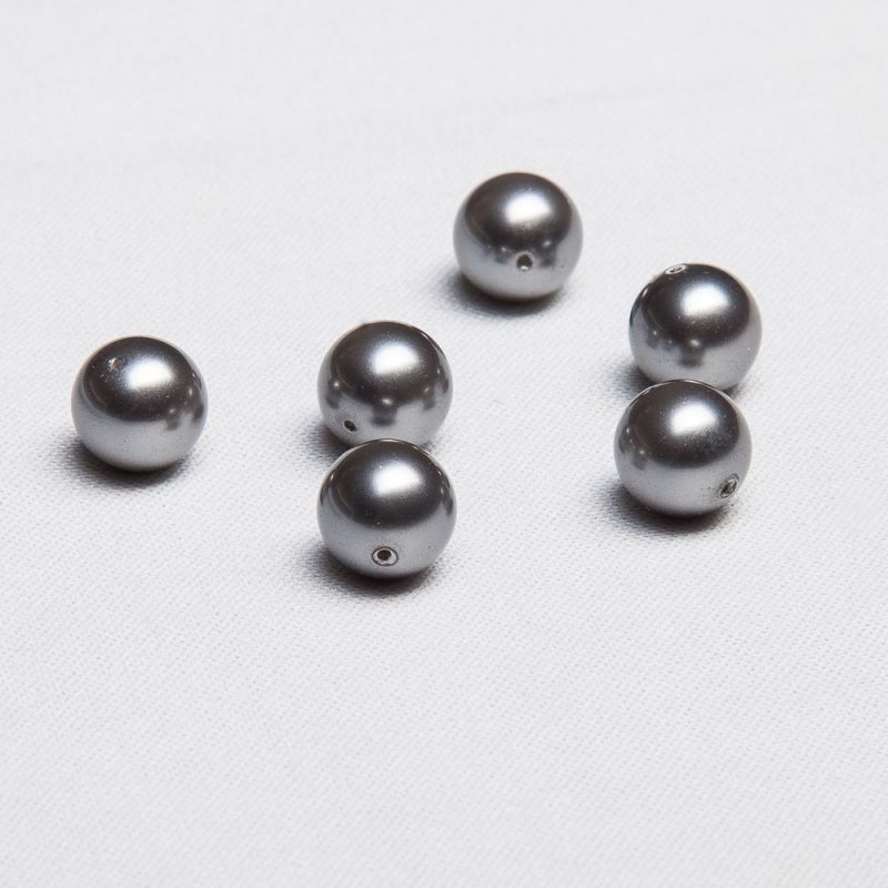 Swarovski 5810 Crystal Pearls 10 mm Grey - 8 buc I Magazinuldepietre.ro