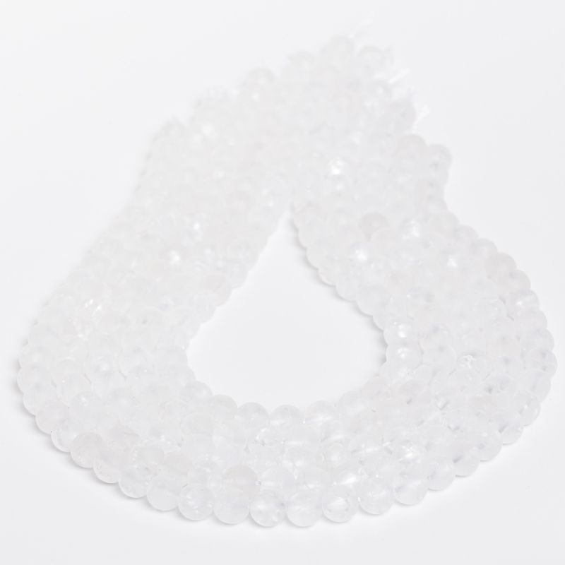 Black Friday - Reduceri [Cristal gheata mat sfere 8 mm] Promotie