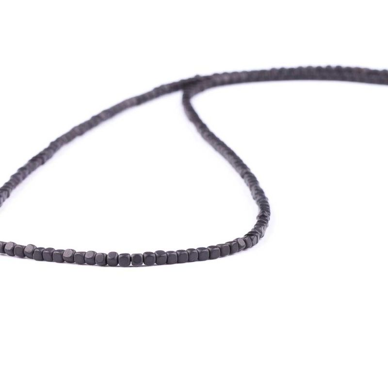 Black Friday - Reduceri [Hematit placat negru mat cuburi rotunjite 2 mm] Promotie