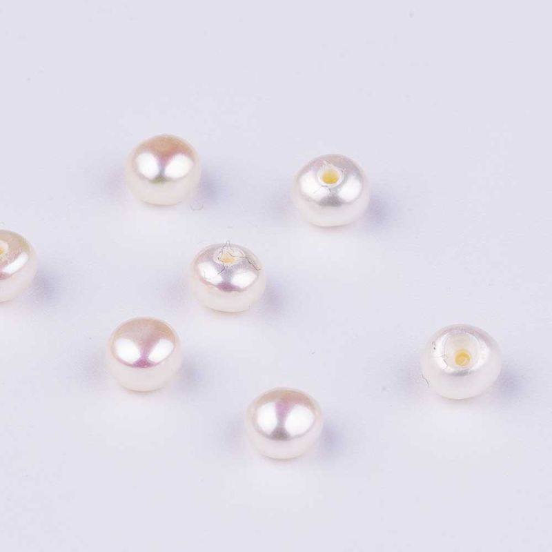 Black Friday - Reduceri [Cabosoane perle de cultura alb 4 mm - 10 buc] Promotie