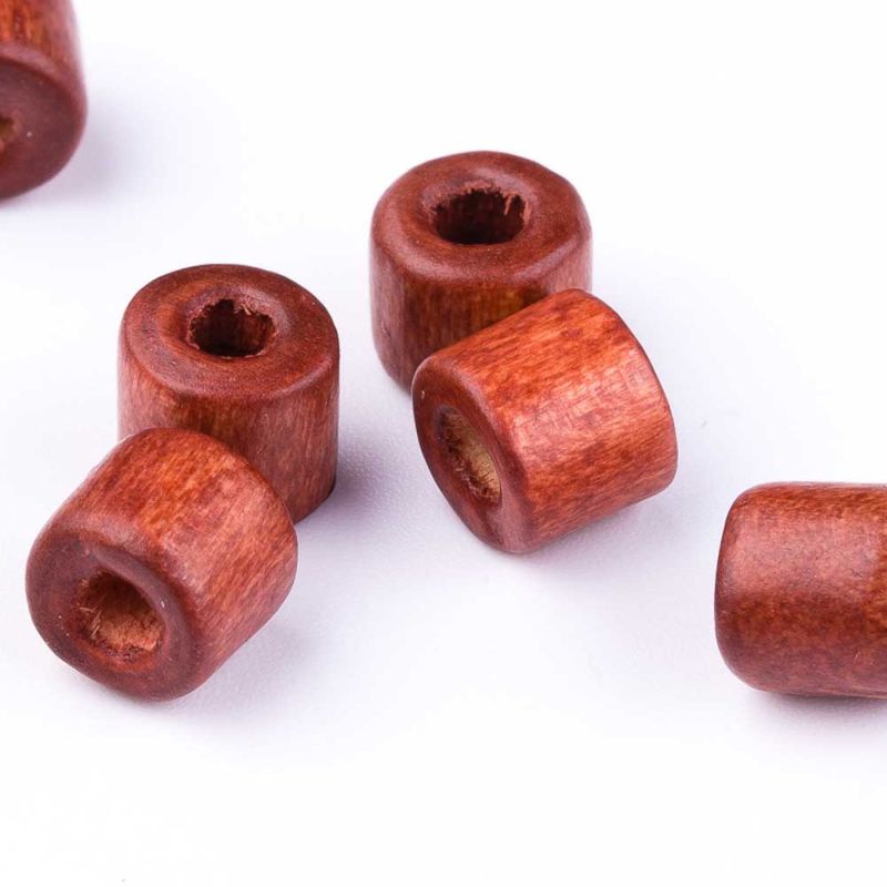 Black Friday - Reduceri [Lemn rosiatic tuburi 6x7 mm orificiu 3 mm - 50 buc] Promotie
