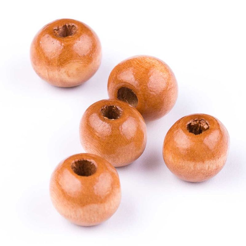 Black Friday - Reduceri [Lemn natur sfere 8 mm orificiu 2 mm - 30 buc] Promotie