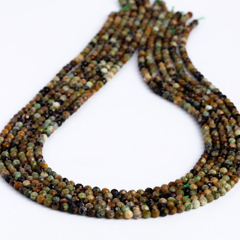 Opal verde sfere fatetate 3.5 mm I Magazinuldepietre.ro