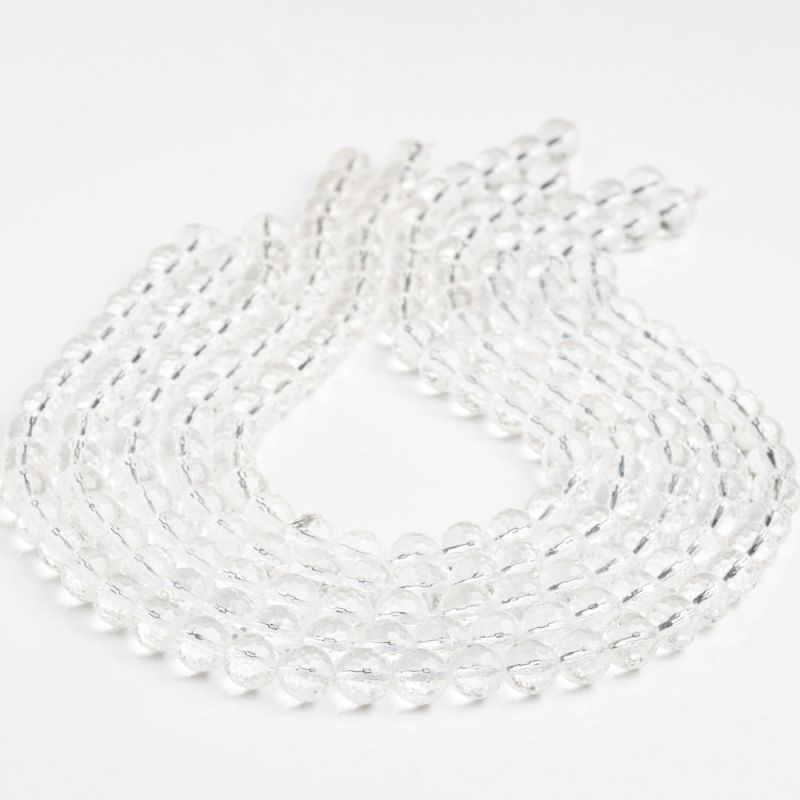 Cristal stanca sfere fatetate 10 mm I Magazinuldepietre.ro