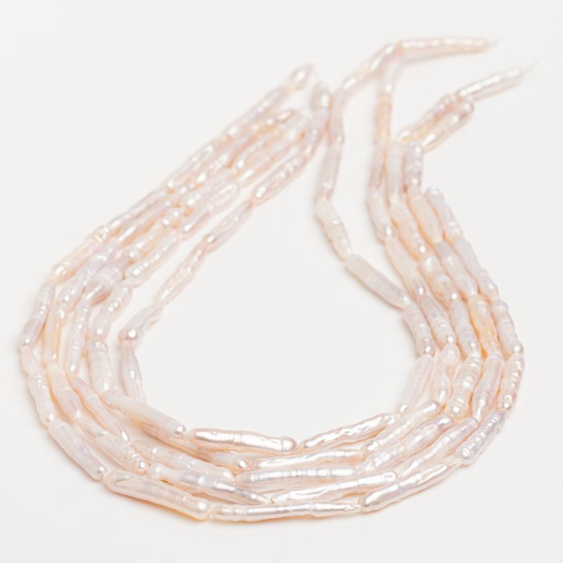 Black Friday - Reduceri [Perle de cultura baroc roze tuburi 4-5 mm] Promotie