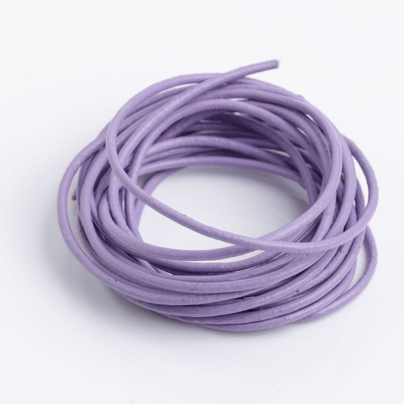 Black Friday - Reduceri [Snur piele rotund 1.5 mm lila - 2 m] Promotie