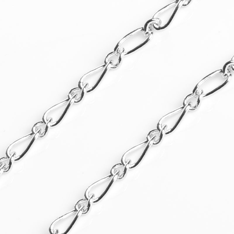 Black Friday - Reduceri [Lant argint placat rodiu zale spiralate 2.35 mm - 0.5 m] Promotie