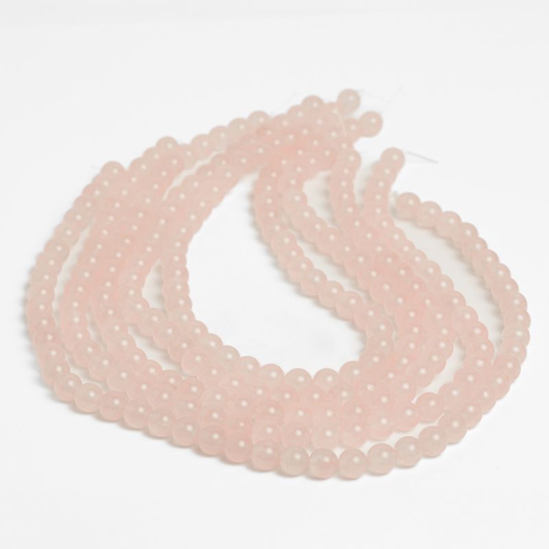 Pietre Semipretioase - Jad roz pastel sfere 8.5 mm