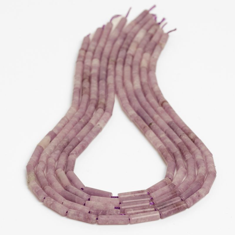 Pietre Semipretioase - Jad lavanda tuburi 4x13 mm