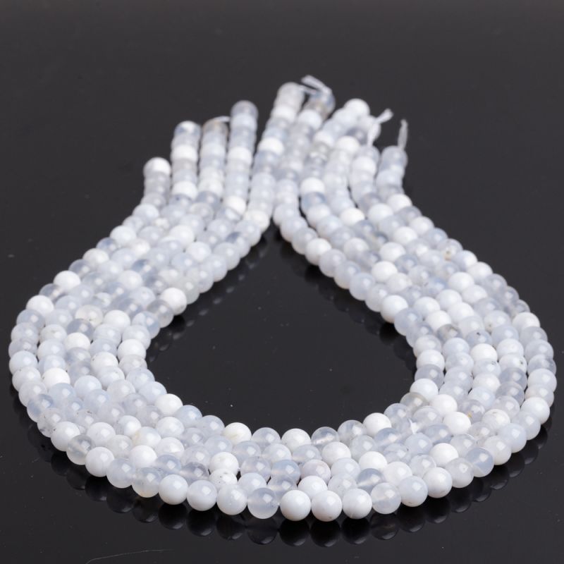 Pietre Semipretioase - Opal alb sfere 6.5 mm