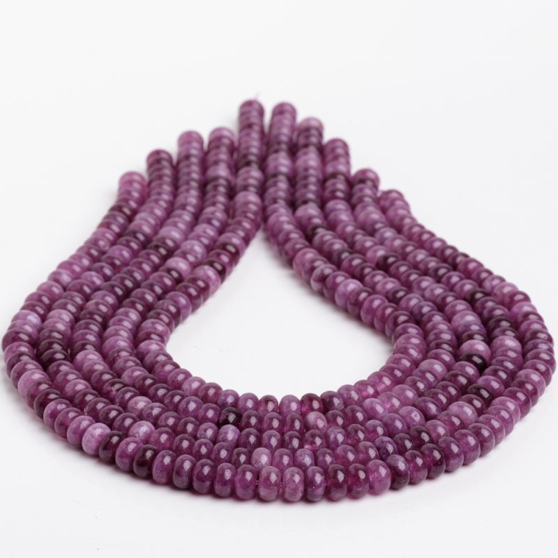 Pietre Semipretioase - Jad magenta discuri 8.5 mm