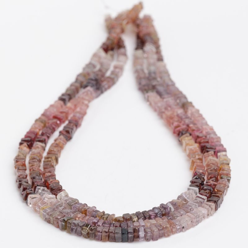 Pietre Semipretioase - Spinel multicolor discuri 4 fatete 4 mm Myanmar