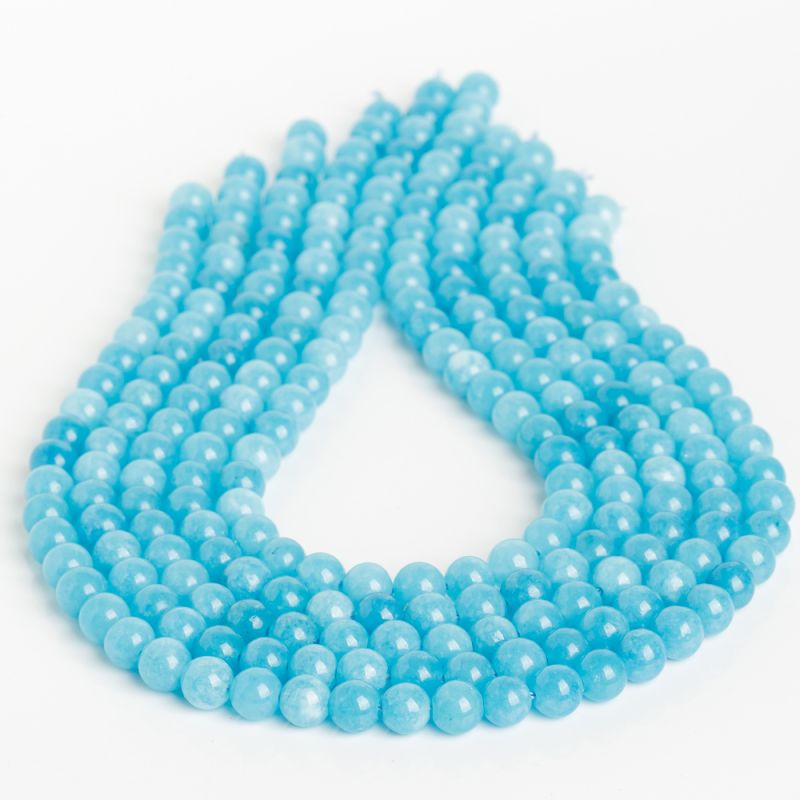 Pietre Semipretioase - Jad bleu intens sfere 8 mm