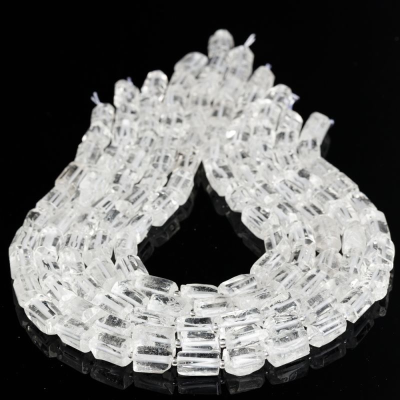 Pietre Semipretioase - Cristal stanca tuburi neregulate cu fatete 9 mm