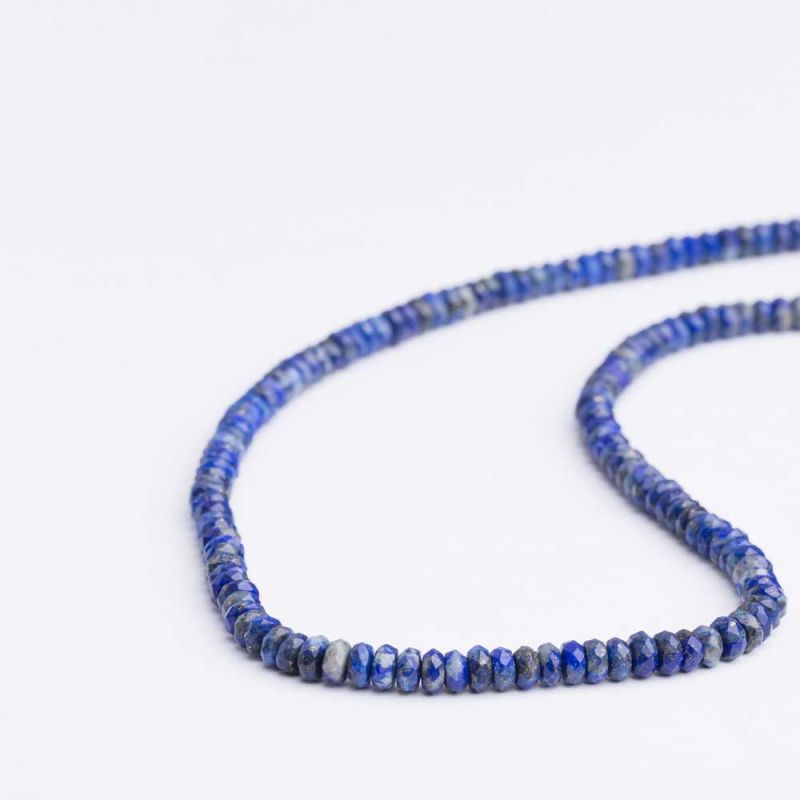 Lapis lazuli discuri fatetate 4 mm I Magazinuldepietre.ro