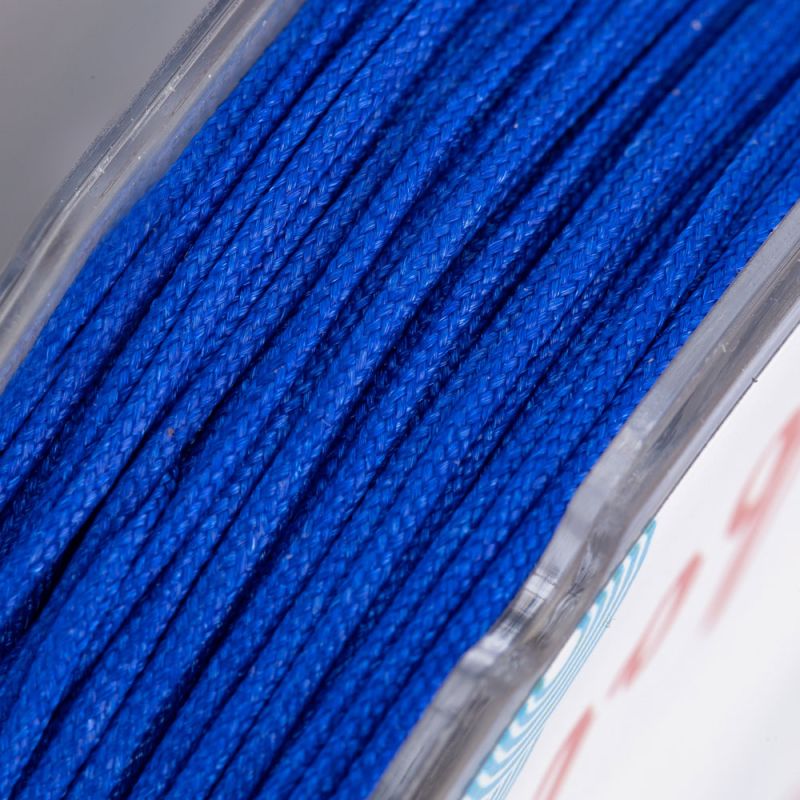 Rola fir textil albastru 0.8 mm 20 metri I Magazinuldepietre.ro
