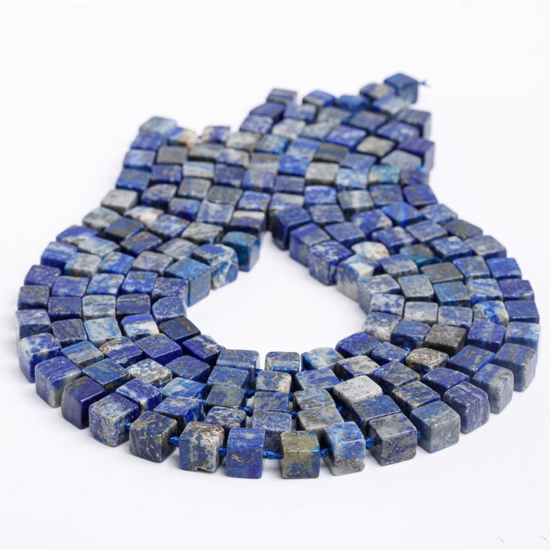 Pietre Semipretioase - Lapis lazuli cuburi neregulate 9 mm