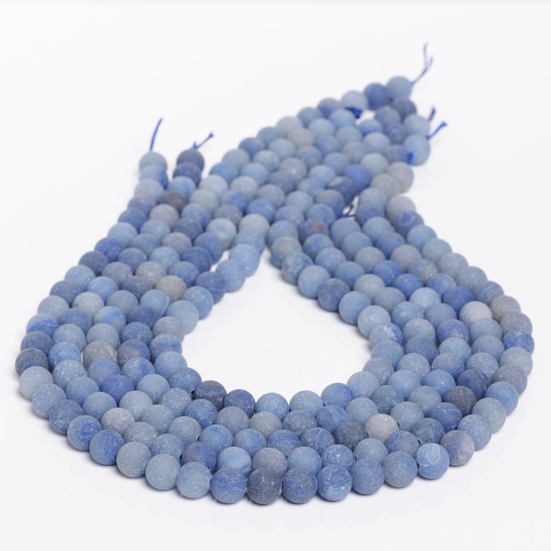 Pietre Semipretioase - Aventurin albastru mat sfere 8.5 mm