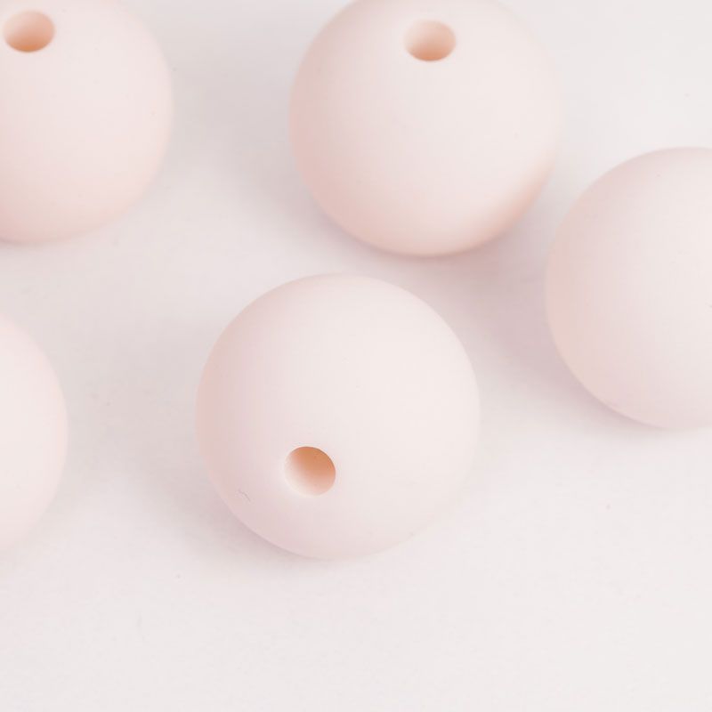 Silicon roz pal sfera 16 mm - 10 buc - magazinuldepietre.ro