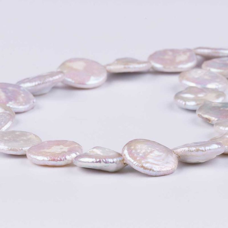 Perle de cultura alb rotund 16 mm - magazinuldepietre.ro