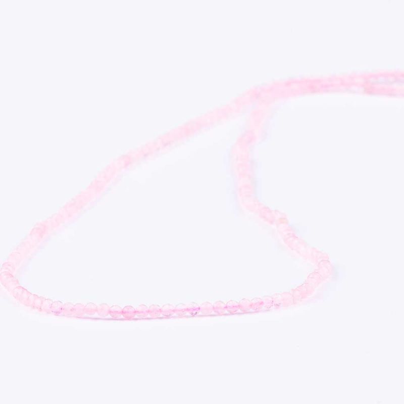 Black Friday - Reduceri Cuart roz sfere fatetate 2.5 mm Promotie - magazinuldepietre.ro