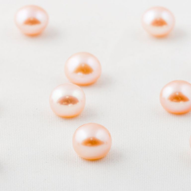 Cabosoane perle de cultura piersica 8 mm - 10 buc I Magazinuldepietre.ro - magazinuldepietre.ro